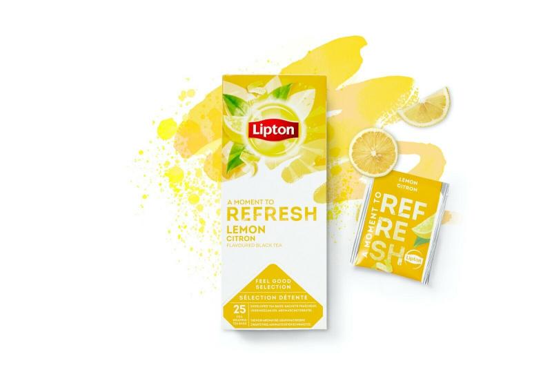 Lipton Lemon Enveloped Tea Bags 6 boxes Of 20